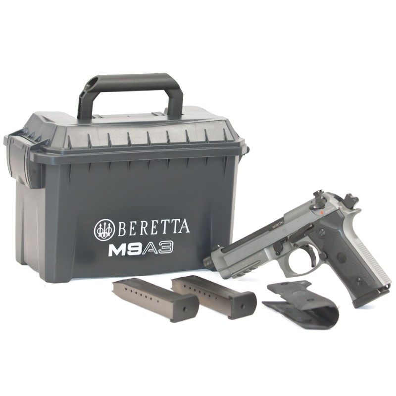 Pistolet BERETTA M9A3 Grafit | 9×19 mm Para - 12